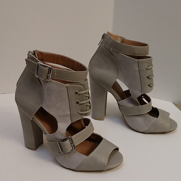 Charlotte Russe Shoes - Too cute!! Charlotte Russe Open toe booties